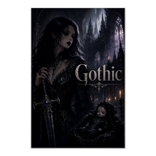 #15 ゴシック ポスター (正面)