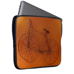 15"ラップトップスリーブの自転車の影 ラップトップスリーブ