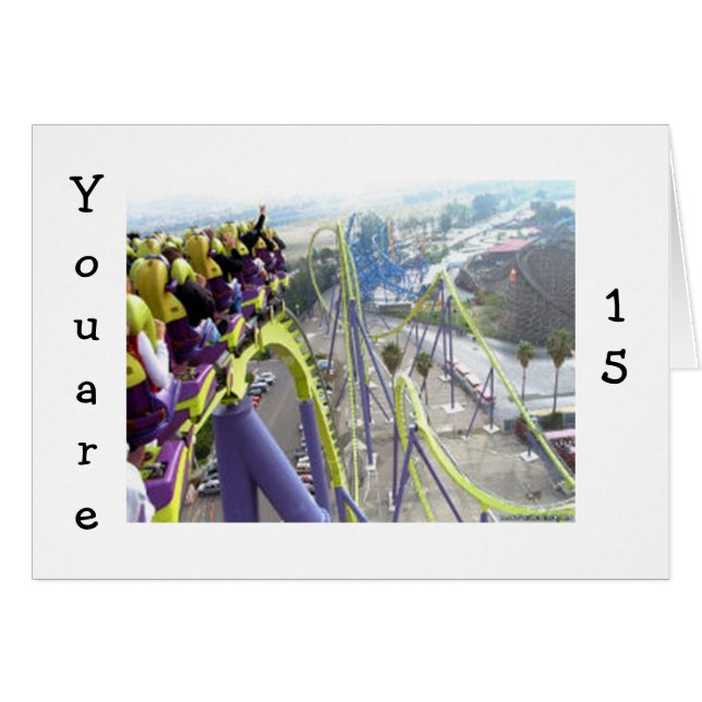 **15**年のジェットコースターのスリル (正面横)