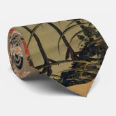 15.梅花群鶴図,若冲梅と鶴（若冲） ネクタイ (ロール)