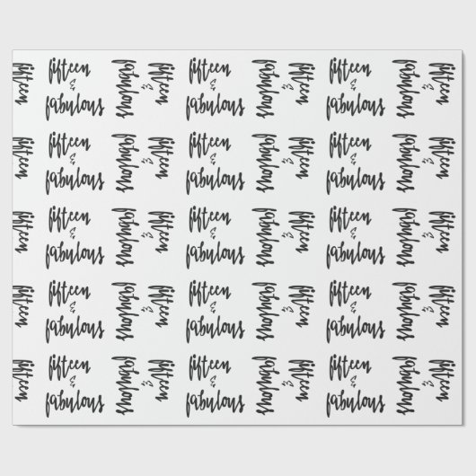 15&素晴らしい15 /キンセアニェララッピング紙 ラッピングペーパー (フラット)