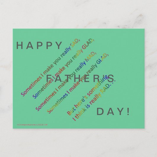 15.05.1パパカード。リアム ポストカード (正面)