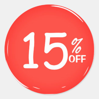15% 15%割引販売 ラウンドシール