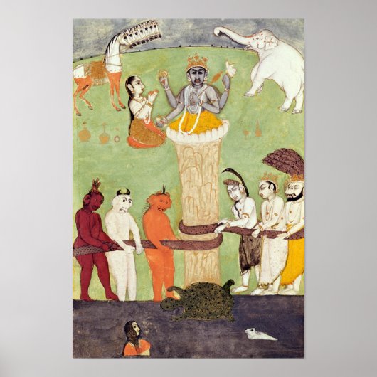 15-17世紀の牛乳業 ポスター (正面)