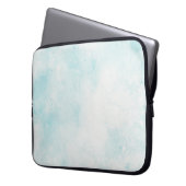 15-Inch Laptop Sleeve – Floral & Gradient Grain  ラップトップスリーブ (正面左)