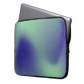 15-Inch Laptop Sleeve – Floral & Gradient Grain  ラップトップスリーブ (正面左)