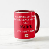 15 ozのカナダ保安情報局 マグカップ (正面右)