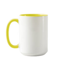 15 ozイエローアクセントマグfor Everyday Sips