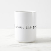 15 ozホワイトコーヒーマグ感動的 コーヒーマグカップ (中央)