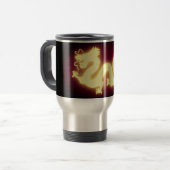 15 oz旅行/コミューターマグ中国のドラゴン トラベルマグ (正面左)