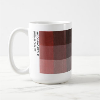 15 oz エルコラーノレッド×フタロシアニンブルーマグ コーヒーマグカップ
