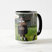 15 oz 2トーンマグ。ハッピーサンクスギビング。七面鳥 マグカップ (正面右)