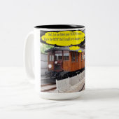 15 oz 2トーンマグ。父の日おめでとう。 ツートーンマグカップ (正面左)