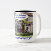 15 oz 2トーンマグ。Happy Anniversary. bunny/dor ツートーンマグカップ (正面右)