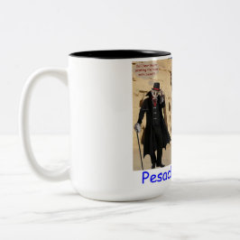 15 oz 2トーンマグ。Happy Passover.ロリス/モンキー ツートーンマグカップ