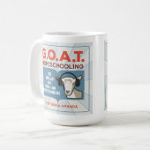 15 oz Mug - GOATホームスクーリングPodcast! コーヒーマグカップ (正面左)