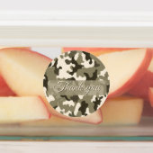 15-set Camouflage Earthy Shades of Brown & Tan ラベル (貼付)