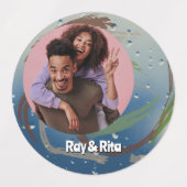 15-set Green, Brown & Beige Earthy Brushstrokes ラベル (デザイン2)