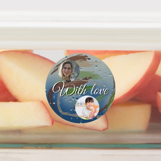 15-set Green, Brown & Beige Earthy Brushstrokes ラベル (貼付)