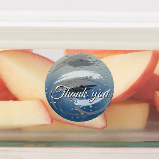 15-set Monochrome Black, White & Gray Brushstrokes ラベル (貼付)