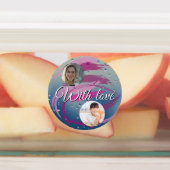 15-set Photo Fuchsia & Soft Pink Brushstrokes ラベル (貼付)