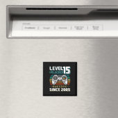 15 Unlocked 素晴らし 2005ビデオゲーム15誕生日 マグネット (インサイチュ (食洗機))