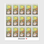 15 x 30th Birthday Sunタロットカード名&写真 シール (シート)