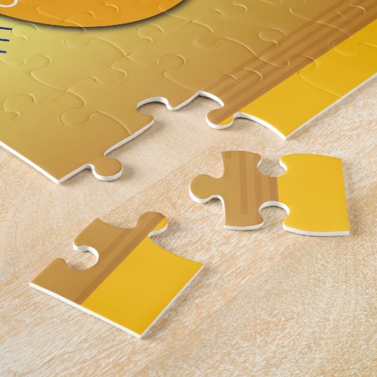 15 Year | AA 12 Step Anniversary Personalized ジグソーパズル (側面)