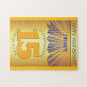 15 Year | AA 12 Step Anniversary Personalized ジグソーパズル (横)