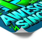 15 Year Old For Boys 15th Birthday Boy 15 Year Old ポスター (角)