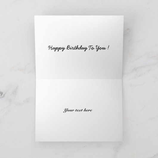 15 Years Of Being Gorgeous (15th Birthday) カード (内部)