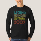 15 Years Old  Legend Since September 2007 15th Bir Tシャツ (正面)