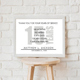 15 Years Retirement or Employee Appreciation Gift ポスター