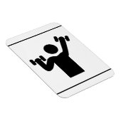 15Gジム健康アスリートアイコンフィットネス演習ウェイ マグネット (右側)