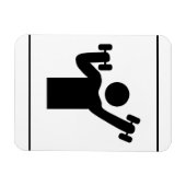 15Gジム健康アスリートアイコンフィットネス演習ウェイ マグネット (横)