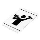 15Gジム健康アスリートアイコンフィットネス演習ウェイ マグネット (左側)