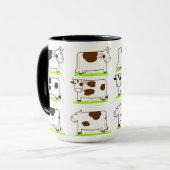 15ozカスタム牛コーヒーファームマグby Zazz_it マグカップ (正面左)