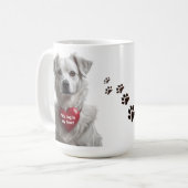 15ozクラシック愛犬家用マグカップ コーヒーマグカップ (正面左)