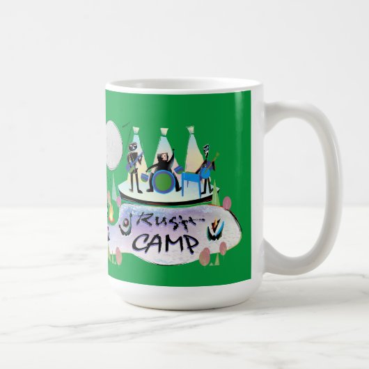 15ozマグRushCamp! コーヒーマグカップ (右)