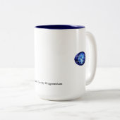 15oz写真の昇華白い陶磁器のマグ ツートーンマグカップ (正面右)