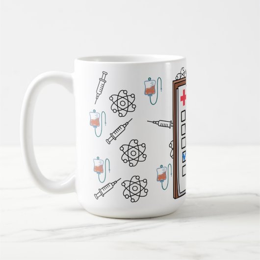 15oz血液型コーヒーマグ コーヒーマグカップ (左)