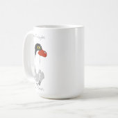 15oz アンガス "No Thoughts, Head Empty" マグカップ (正面左)
