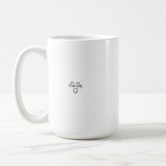 15oz Angus "No Thoughts, Head Empty" Coffee Mug コーヒーマグカップ (左)