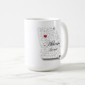 15oz Atlanta Mug, Atlanta Mug, Atlanta Coffee Mug, コーヒーマグカップ (正面右)