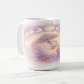 15oz Celestial Mama Mug, Moon Phase Mom Gift コーヒーマグカップ (正面左)