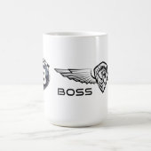 15oz Coffee Mag V8ロゴ&ホースウィング コーヒーマグカップ (中央)