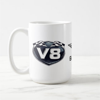 15oz Coffee Mag V8ロゴ&ホースウィング コーヒーマグカップ