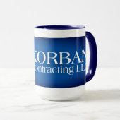 15oz korban blue mug マグカップ (正面右)