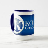 15oz korban blue mug マグカップ (正面左)