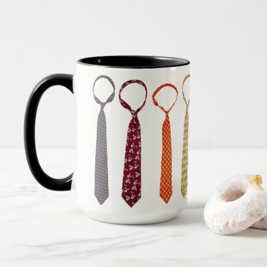 15oz Zazz_it著コンボのカスタムで最も最高のなパパのマグ マグカップ (ドーナツ付き)